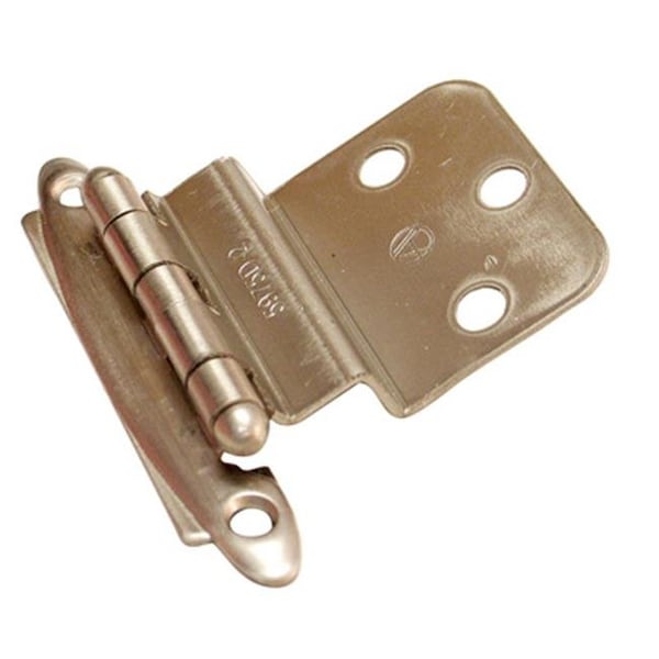 Hd A03417 G10 Amerock Decorative 0.38 in. Inset Free Swinging Cabinet Door Hinge; Satin Chrome A03417 G10 - main